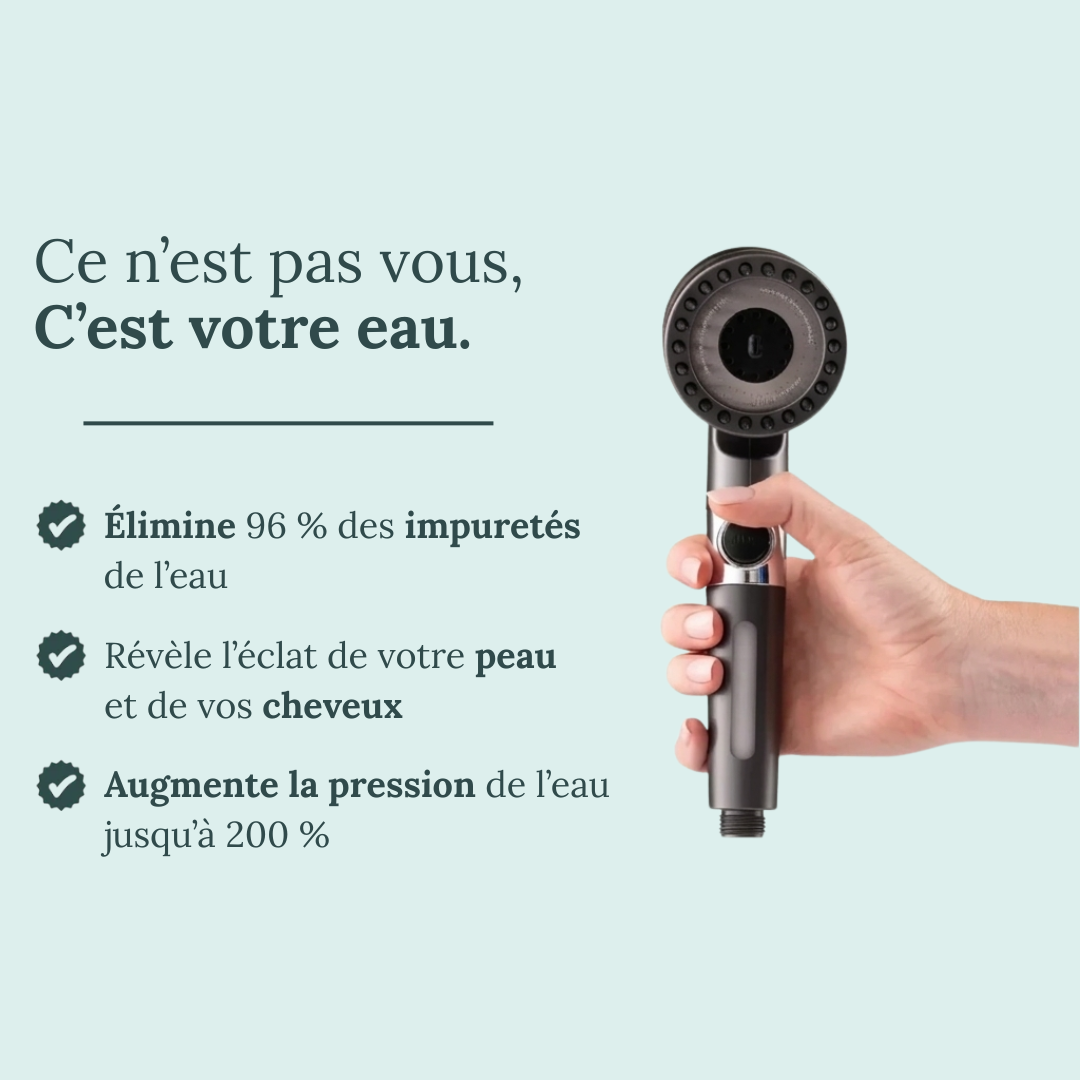 Pommeau de Douche Filtrant Puravya™